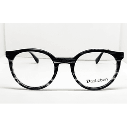 Armazón Óptico Das Leben Mujer Negro y Gris