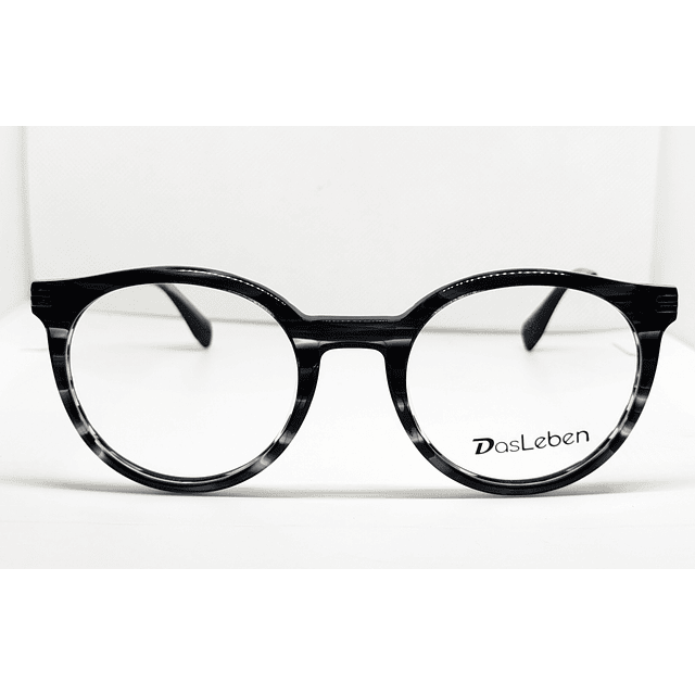 Armazón Óptico Das Leben Mujer Negro y Gris