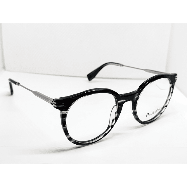 Armazón Óptico Das Leben Mujer Negro y Gris