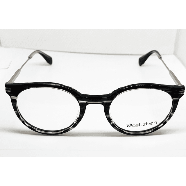 Armazón Óptico Das Leben Mujer Negro y Gris