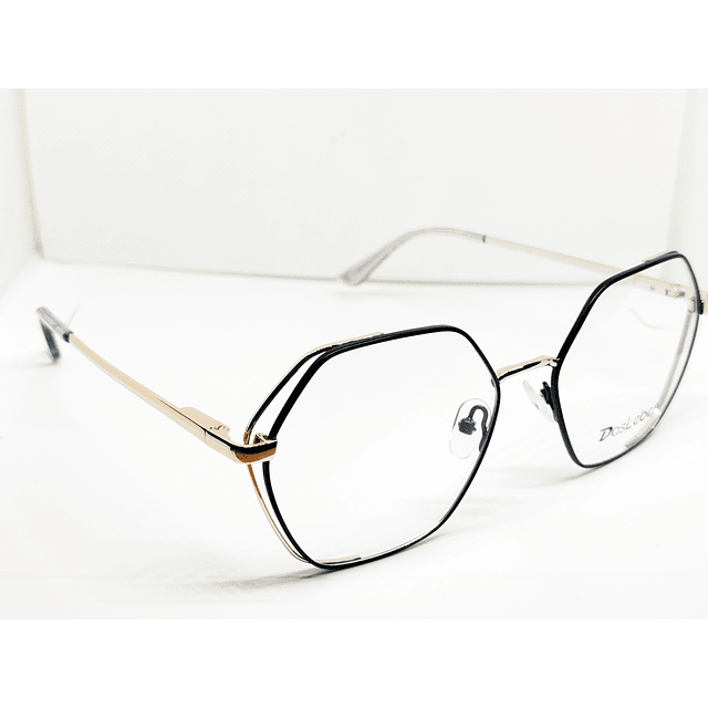 Armazón Óptico Das Leben Mujer Metálico Negro