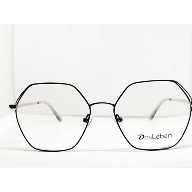 Armazón Óptico Das Leben Mujer Metálico Negro