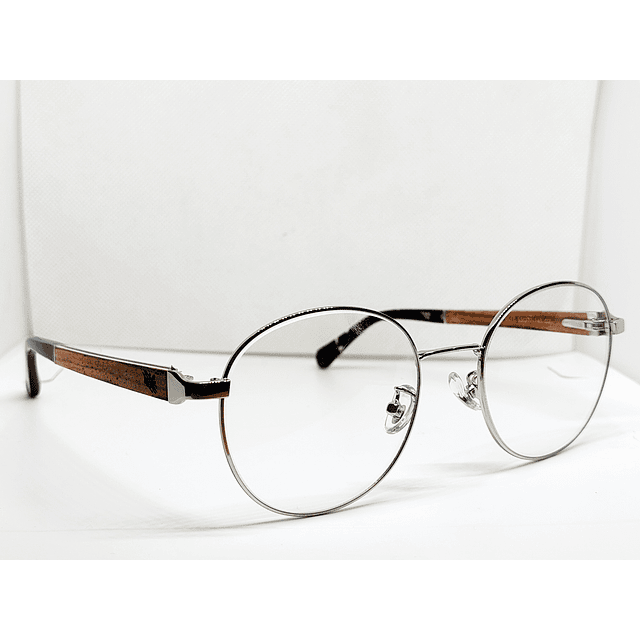 Armazón Óptico Wild Glass Hombre Metal y Madera