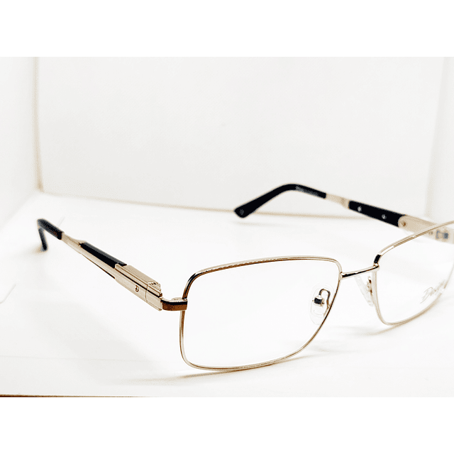 Armazón Óptico +Design Hombre Metálico dorado