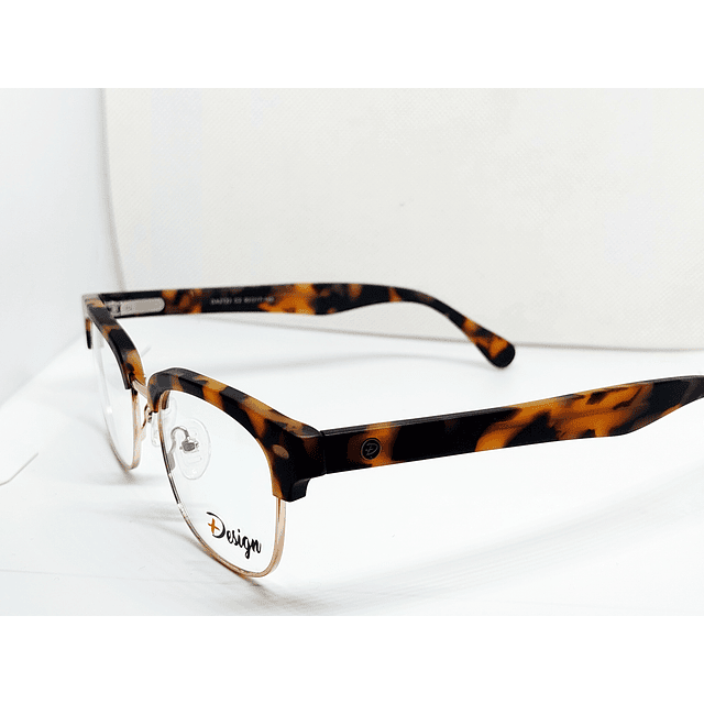 Armazón Óptico +Design Hombre Acetato Tortoise y Metal