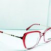 Armazón Óptico +Design Mujer Acetato rosado transparente