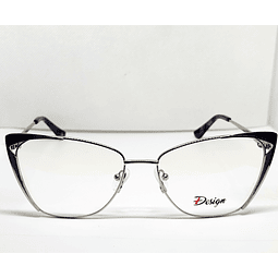 Armazón Óptico +Design Mujer Metal Agatado 