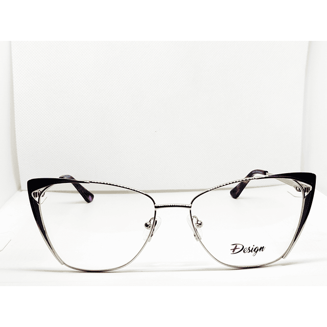 Armazón Óptico +Design Mujer Metal Agatado 