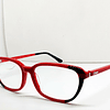 Armazón Óptico +Design Mujer Acetato rojo y negro