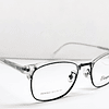 Armazón Óptico +Design Hombre Metal y Acetato transparente