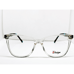 Armazón Óptico +Design Mujer Acetato transparente