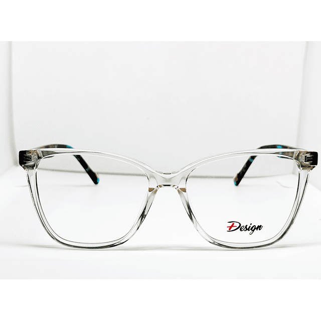 Armazón Óptico +Design Mujer Acetato transparente