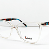 Armazón Óptico +Design Mujer Acetato transparente