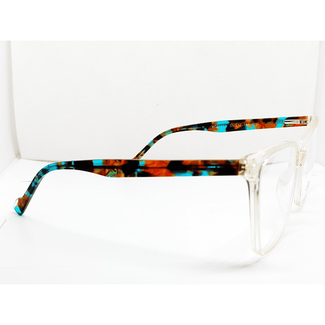 Armazón Óptico +Design Mujer Acetato transparente