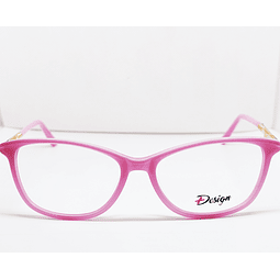 Armazón Óptico +Design Acetato Mujer Pink