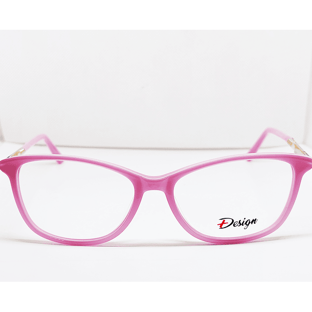 Armazón Óptico +Design Acetato Mujer Pink