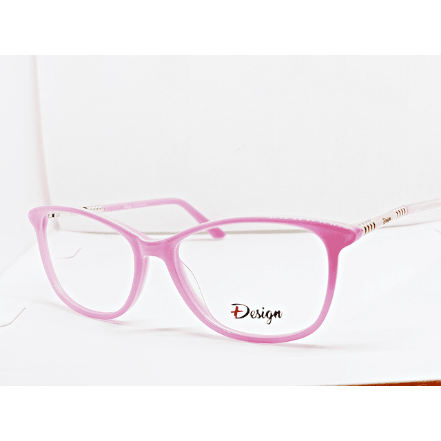 Armazón Óptico +Design Acetato Mujer Pink