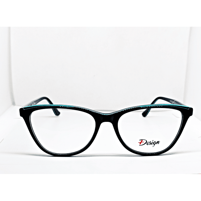 Armazón Óptico +Design Unisex Acetato Negro