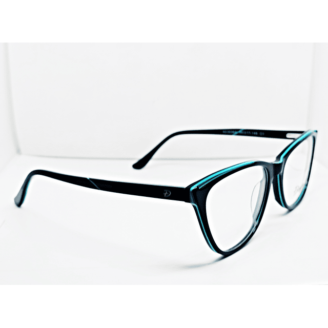 Armazón Óptico +Design Unisex Acetato Negro