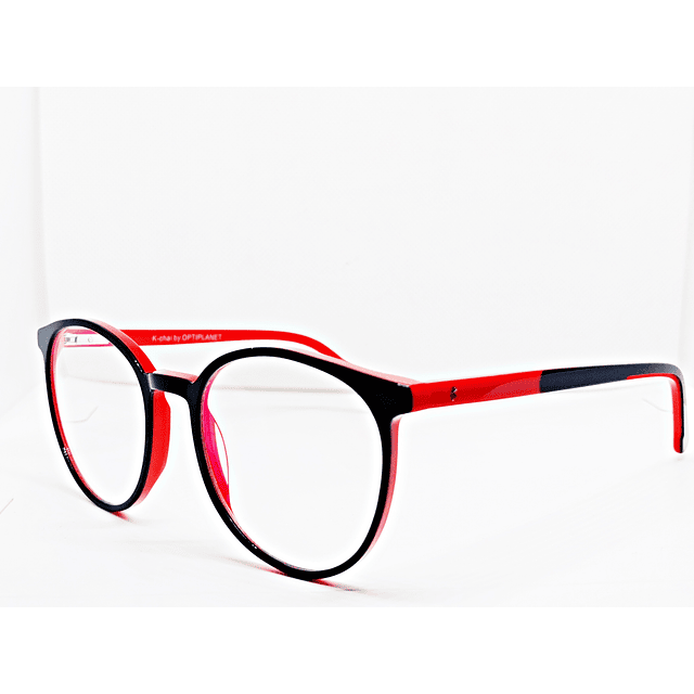 Armazón Óptico K-chai Niños /Adolescentes Acetato Rojo y Negro