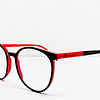 Armazón Óptico K-chai Niños /Adolescentes Acetato Rojo y Negro
