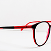 Armazón Óptico K-chai Niños /Adolescentes Acetato Rojo y Negro