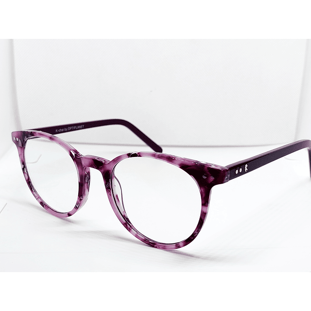 Armazón Óptico K-chai Niñas /Adolescentes Acetato Tortoise Morado