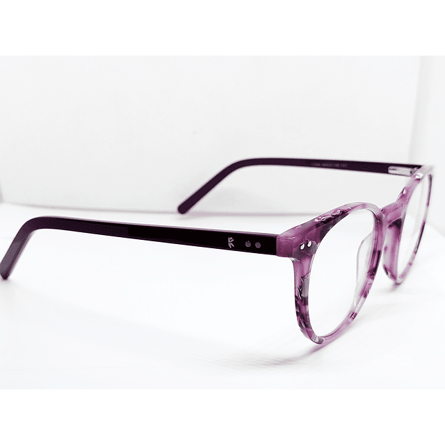 Armazón Óptico K-chai Niñas /Adolescentes Acetato Tortoise Morado