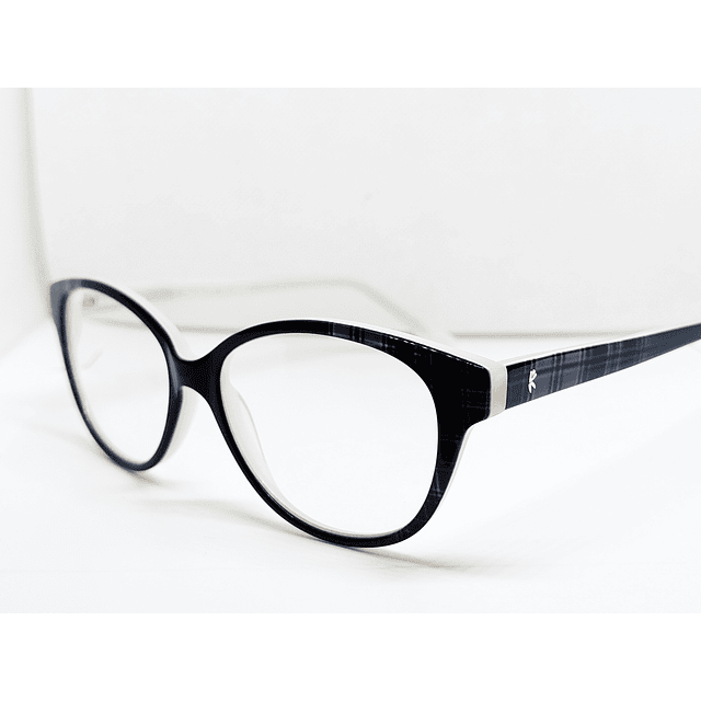 Armazón Óptico K-chai Niños /Adolescentes Acetato Escoces negro y gris