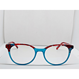 Armazón Óptico K-chai Niños Tortoise Rojo y Celeste