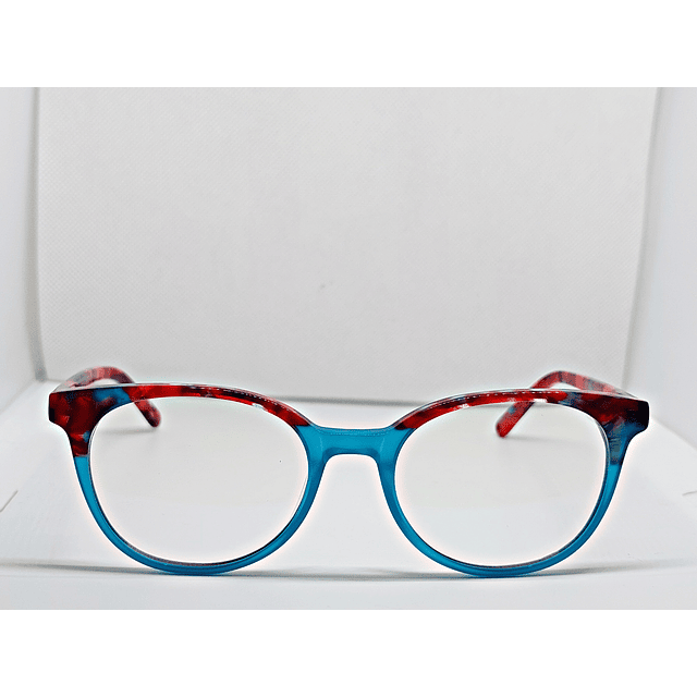 Armazón Óptico K-chai Niños Tortoise Rojo y Celeste