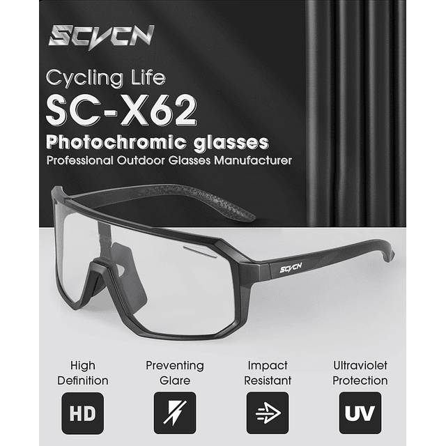 GAFAS FOTOCROMATICAS PARA CICLISMO