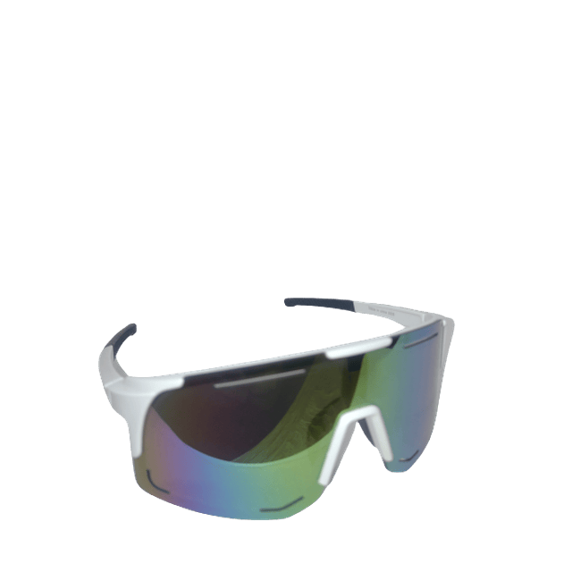 GAFAS DEPORTIVAS BLANCAS ESPEJADAS 
