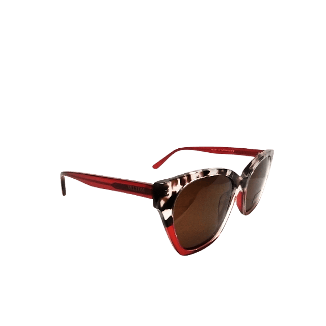 Gafas de sol Polarizadas Tortoise Café y toques de Rojo