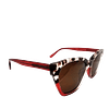 Gafas de sol Polarizadas Tortoise Café y toques de Rojo