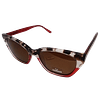 Gafas de sol Polarizadas Tortoise Café y toques de Rojo