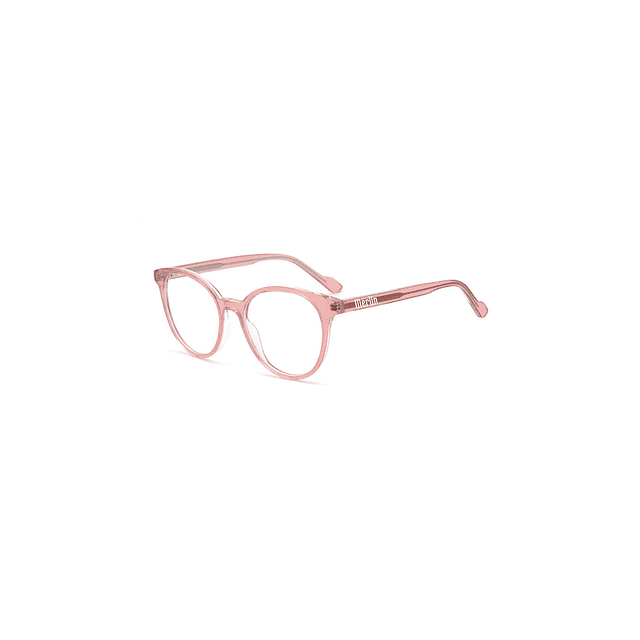 Armazón Óptico Merlín rosado transparente