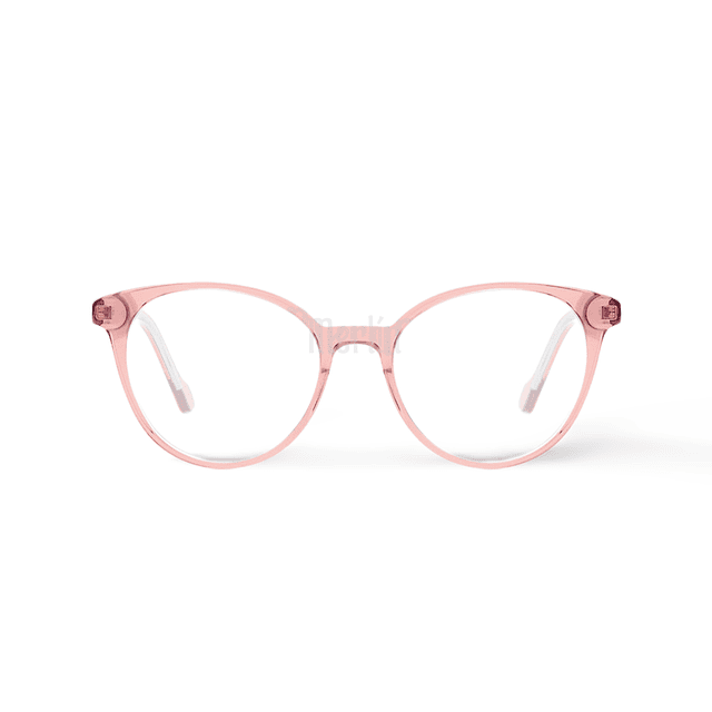 Armazón Óptico Merlín rosado transparente