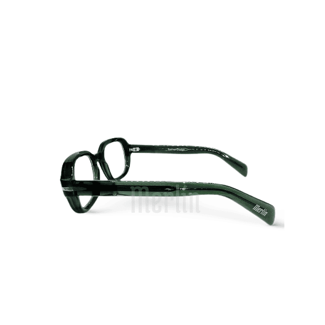 Armazón Óptico Merlín Acetato Premium Verde Botella 