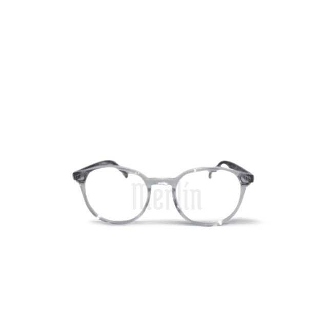 Armazón Óptico Merlín Acetato Premium Transparente y Habano