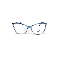 Armazón Óptico Veltom Acetato Celeste Cristal 