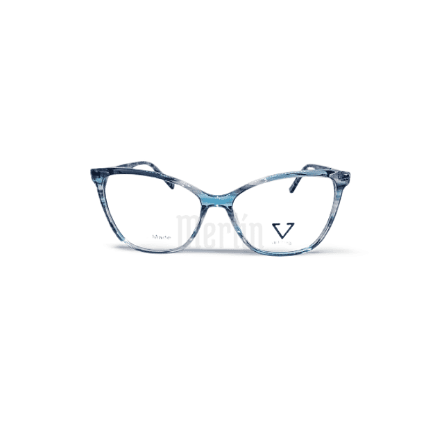 Armazón Óptico Veltom Acetato Celeste Cristal 
