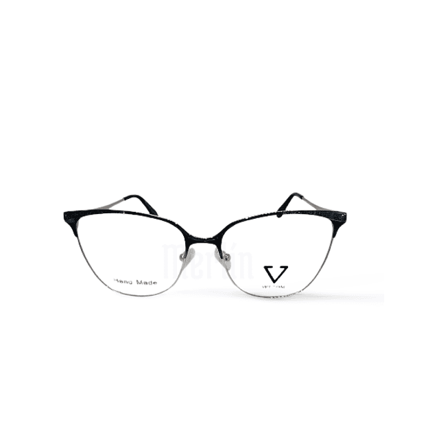 Armazón Óptico Veltom Metálico con Aplicaciones brillantes