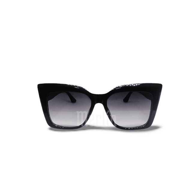 Gafas de sol Luc Acetato Retro Negro