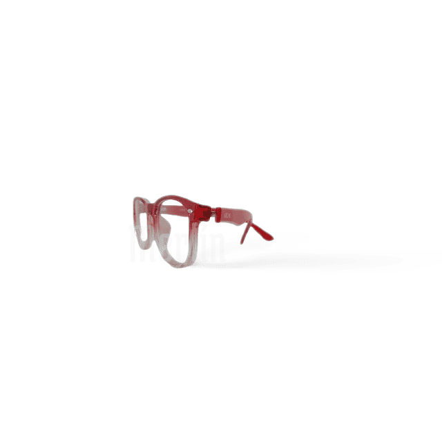 Armazón Óptico Agustino Acetato Rojo y Cristal