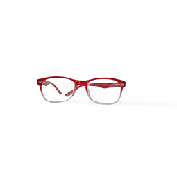 Armazón Óptico Agustino Acetato Rojo y Cristal