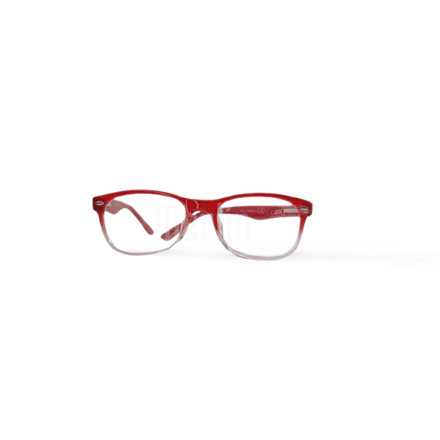 Armazón Óptico Agustino Acetato Rojo y Cristal