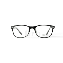 Armazón Óptico Agustino Acetato Negro y Verde Cristal