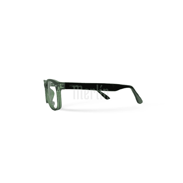 Armazón Óptico Agustino Acetato Negro y Verde Cristal