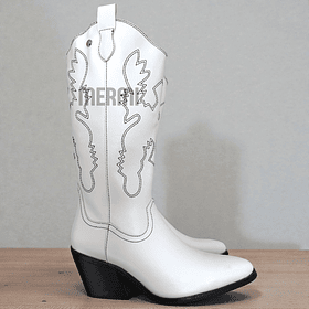 BOTAS TEXANAS 2438 BLANCO
